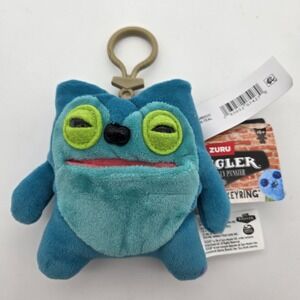 Fuggler Plush Clip-On Keyring Greedy Grinner 4" Funny Ugly Monster Toy